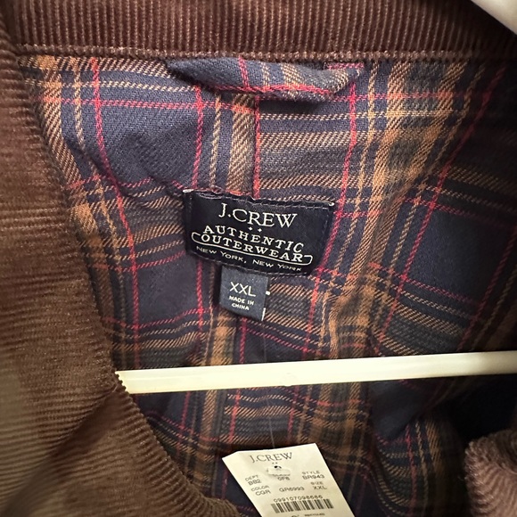 Men’s Brown J Crew Jacket. Size XXL. New with tags. Barn jacket style. - Picture 4 of 5
